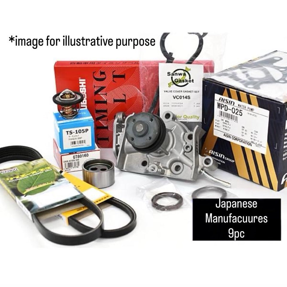 S200P/S210P/S200C/S210C (Engine: EFSE/NA) Timing Belt 9pc set Daihatsu Hijet