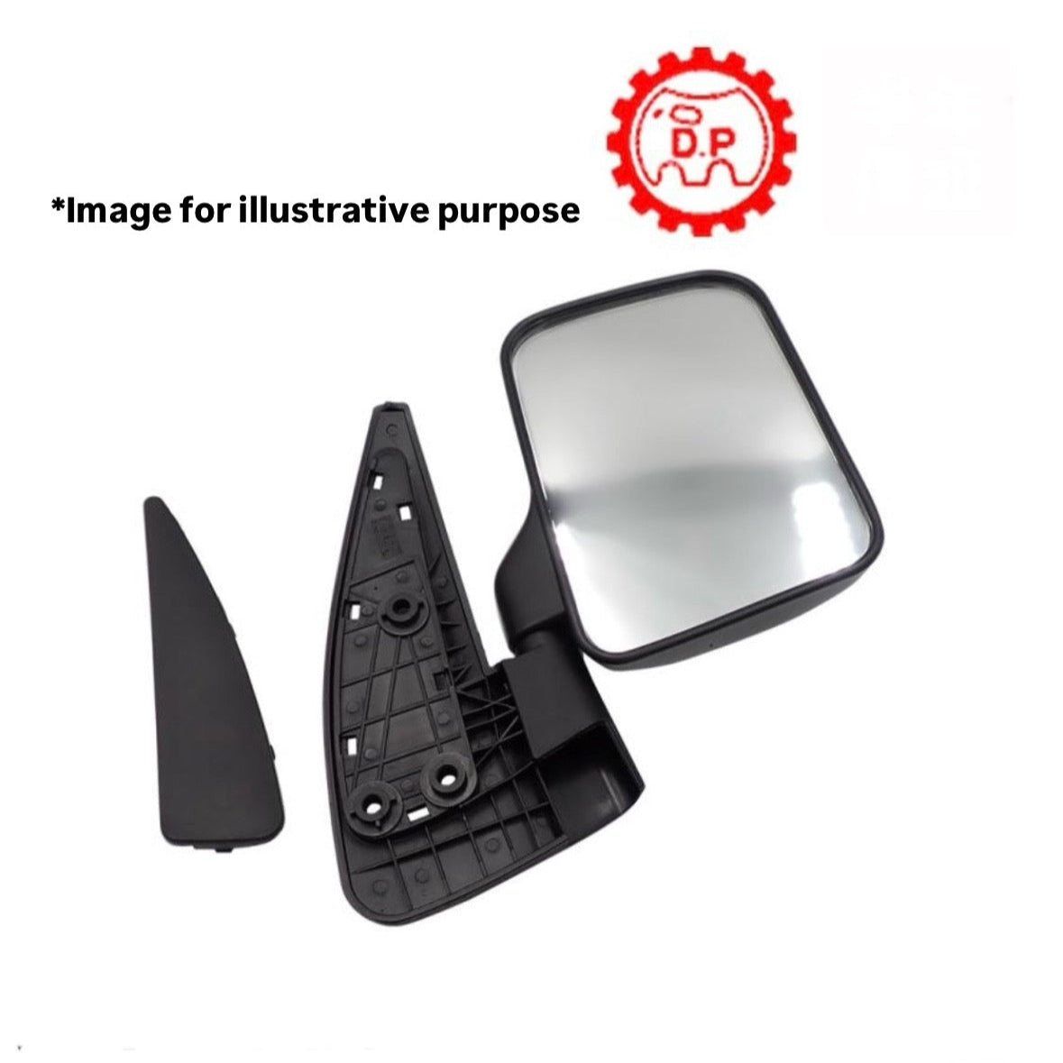 TT1/TT2/TV1/TV2 Subaru Sambar – 2pcs Left & Right Side Door Mirrors with Glass (Driver & Passenger Sides) Daito Press Kogyo DI-640 / DI-641