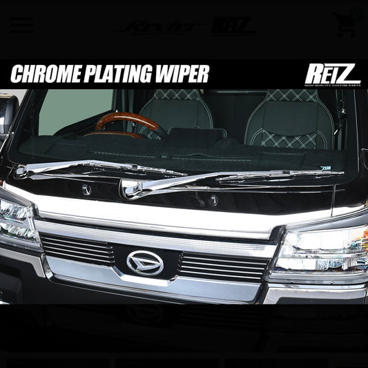 S500P/S510P Hijet Truck / Jumbo (Early & Late Models) Chrome Wiper Arm & Blade Set (Left & Right) — Direct OEM Replacement