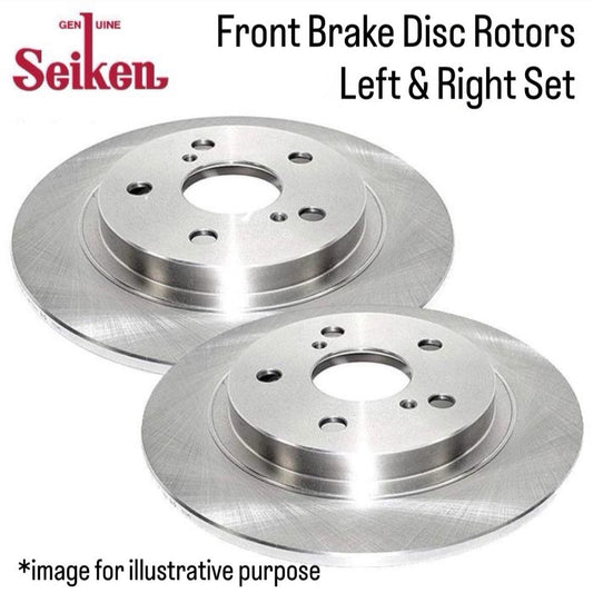 KS3/KS4/KV3/KV4 (Engine:EN07) Front Brake Disc Rotor Ventilated Left & Right Set (Seiken) for Subaru Sambar (OEM:26311-TA001)