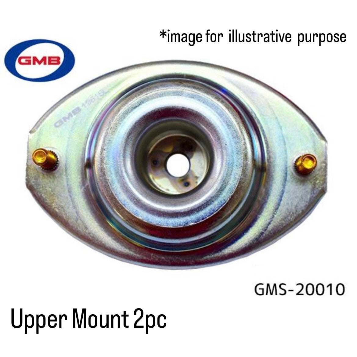 HA25S/HA25V Front Strut Upper Mount Left & Right Set (GMB) for Suzuki Alto