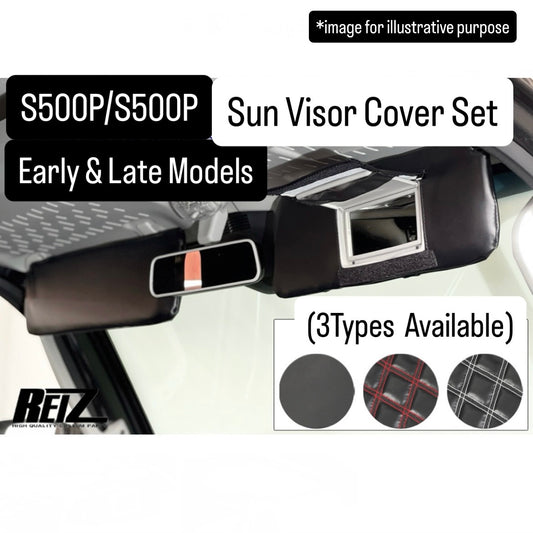 S500P/S510P (Early & Late Models) Sun Visor Cover Set for Daihatsu Hijet Truck / Jumbo (3Types Available)