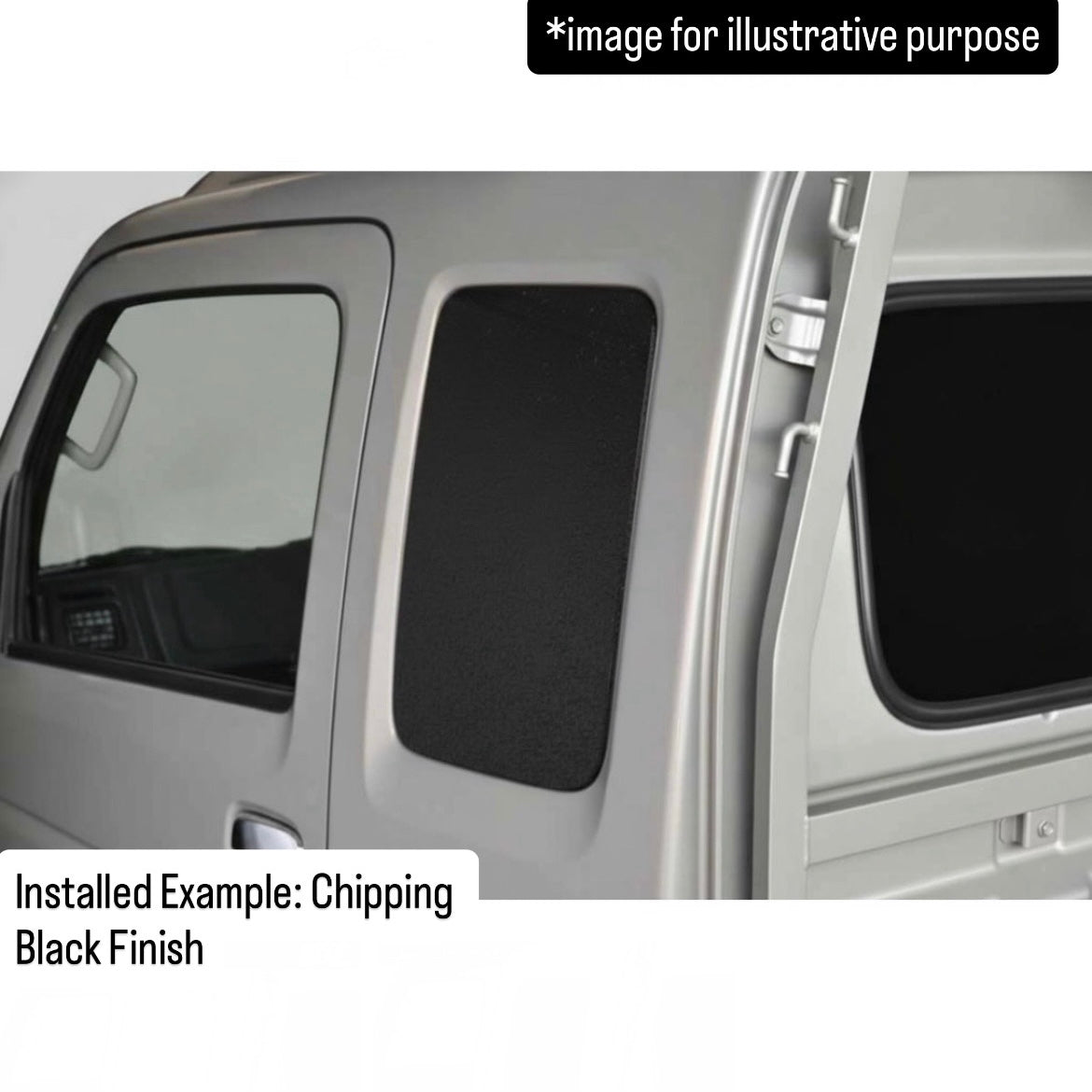 DA16T Stainless Steel Rear Quarter Glass Panel 2pc Set for Suzuki Super Carry (Available 3Finish)