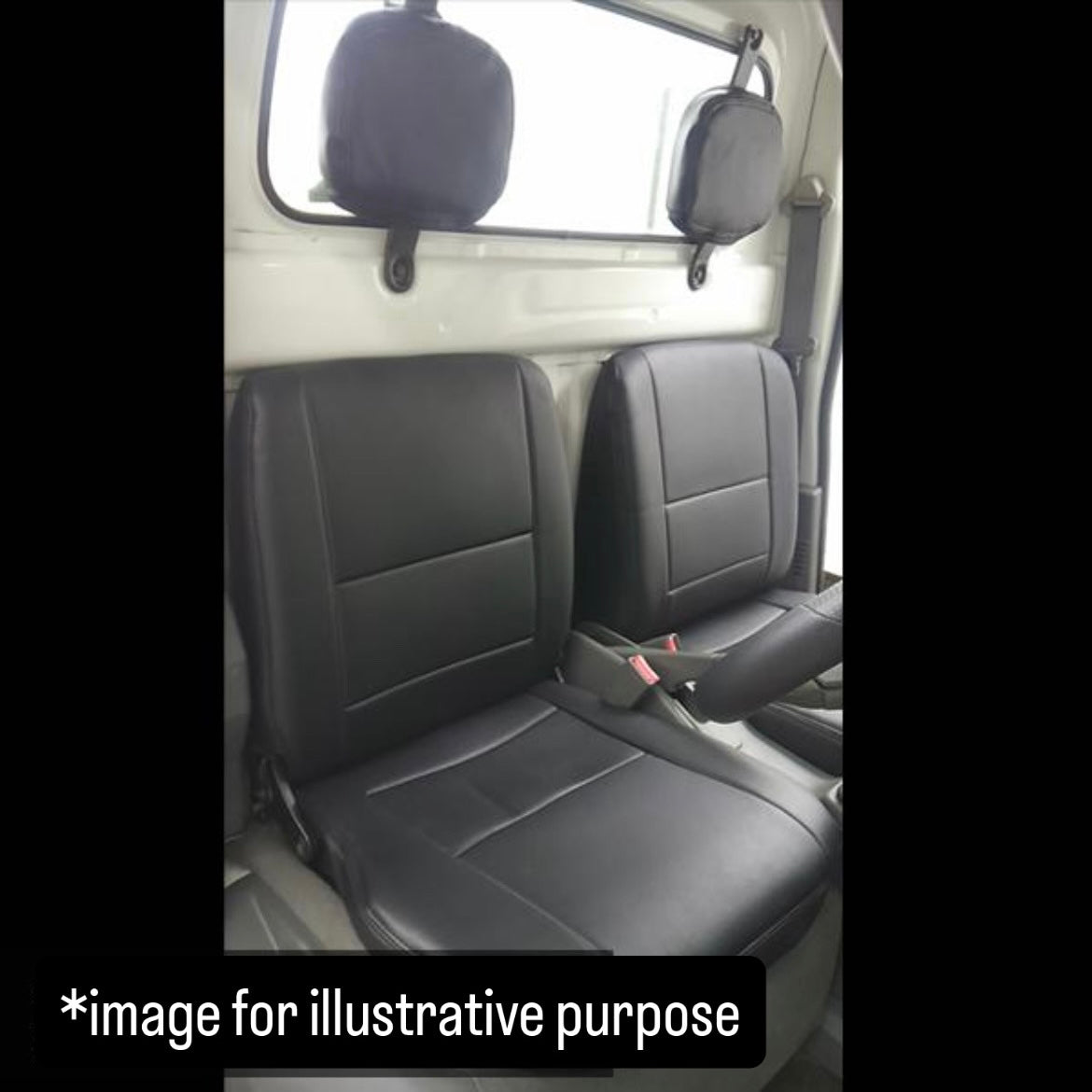 U61T/U62T Front Seat Cover Set for Mitsubishi Minicab Truck (Separate Headrest Type)