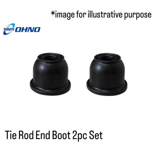 L880K (Engine:JB-DET) Tie Rod End Boots 2pc Set (OHNO Rubber) for Daihatsu Copen (OEM:45479-B2010)