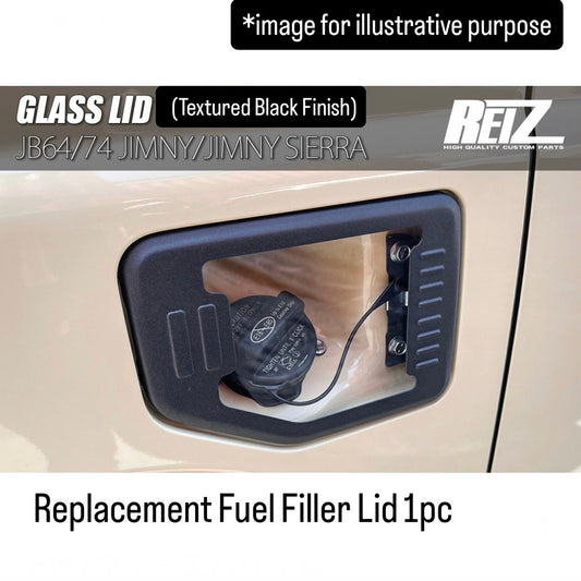 JB64W/JB74W Replacement Fuel Filler Lid for Suzuki Jimny / Jimny Sierra (Textured Black Finish)