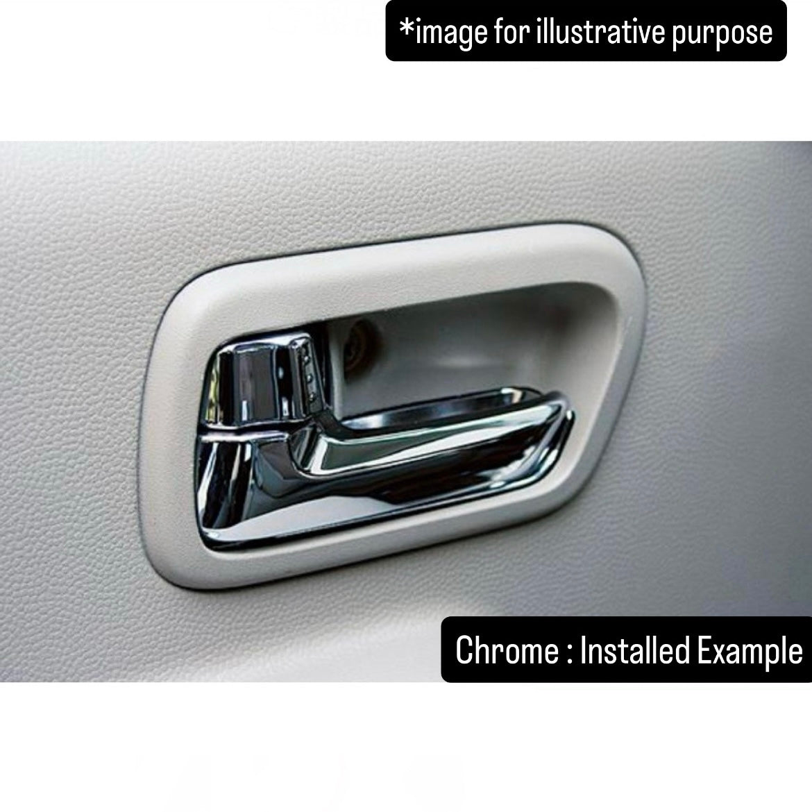 DA16T/HA37S/HA97S/HA36S/DA18/DA17/DA64 Replacement Interior Door Handle Left & Right Set for Suzuki Carry / Alto / Every (2 Finishes)