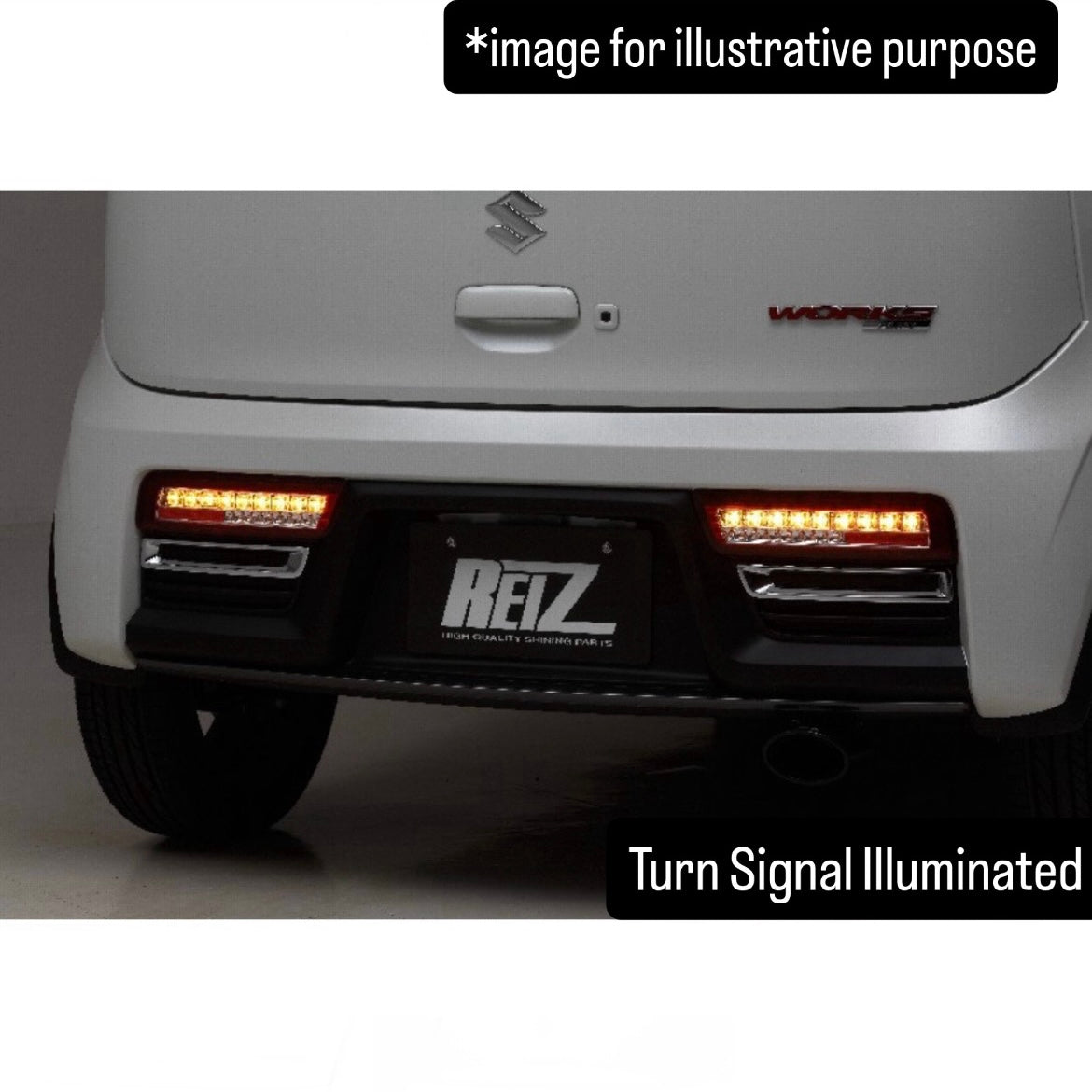 HA36S Full LED Tail Light Left & Right Set (Revier Ryusei Version) for Suzuki Alto / Alto Turbo RS / Alto Works (5 Lens Types)