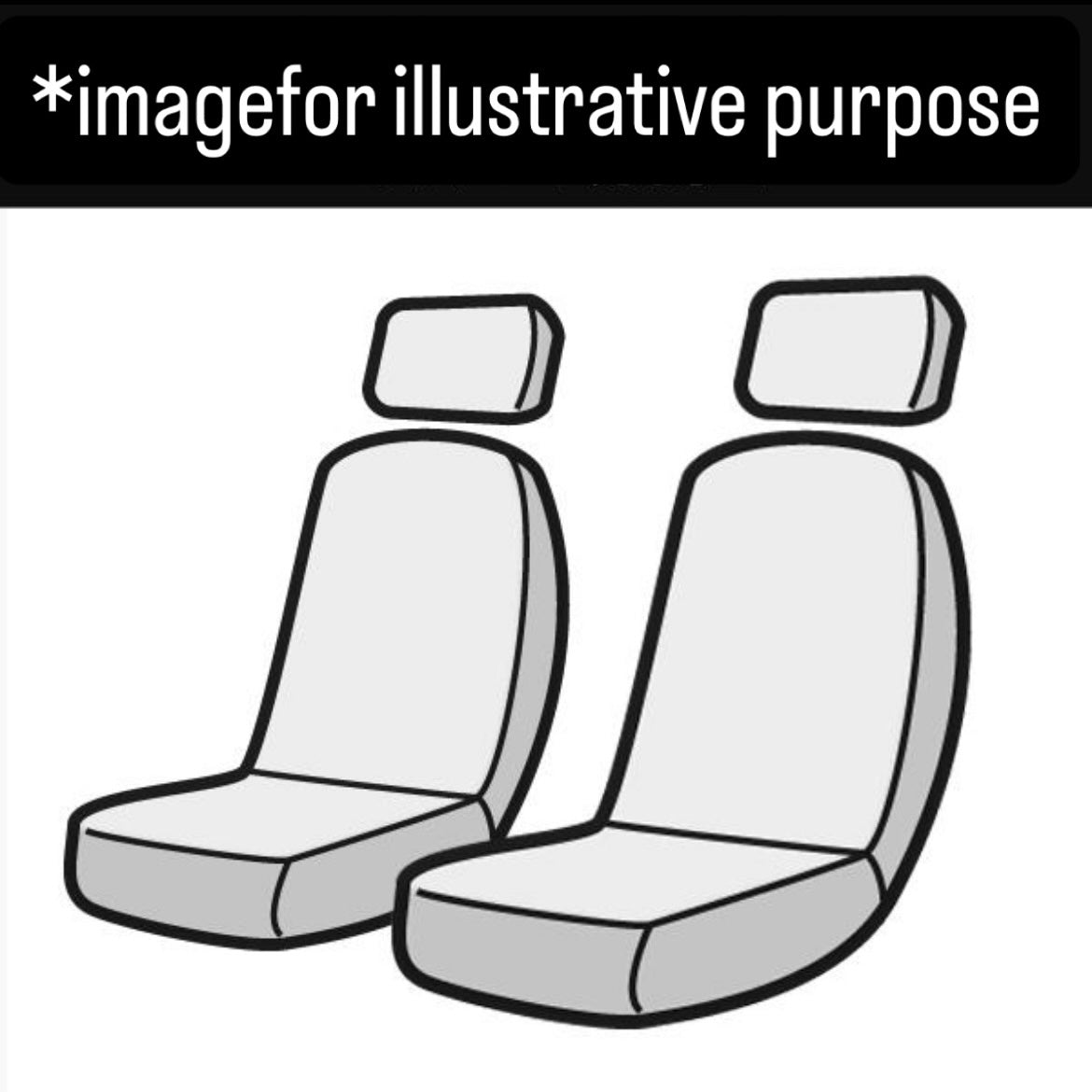 U61T/U62T Front Seat Cover Set for Mitsubishi Minicab Truck (Separate Headrest Type)