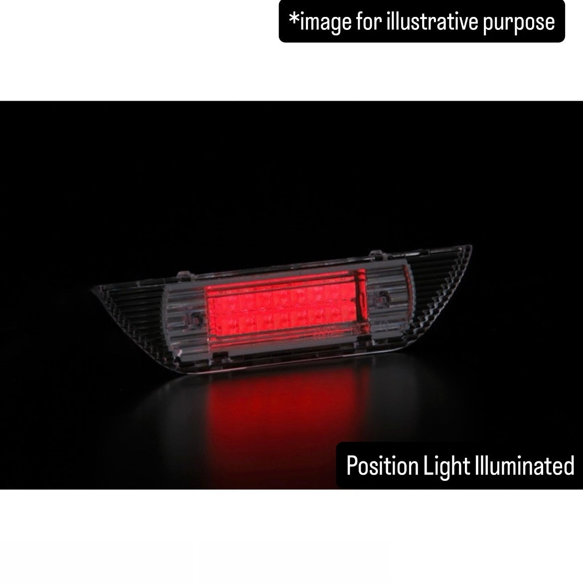 HA36S LED High Mount Stop Lamp for Suzuki Alto Works / Turbo RS / Other Suzuki Models (Cube Block LED, Replacement Type)