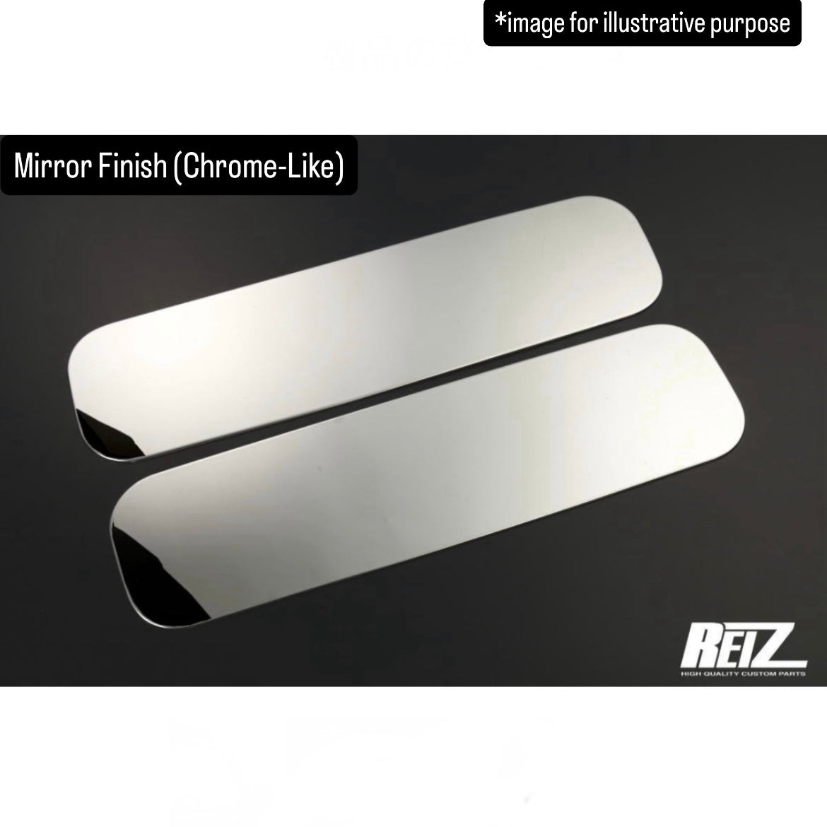 S500P/S510P Hijet Jumbo (Early & Late Model) Rear Quarter Glass Panel 2pc Set for Daihatsu (Available 3Finish)
