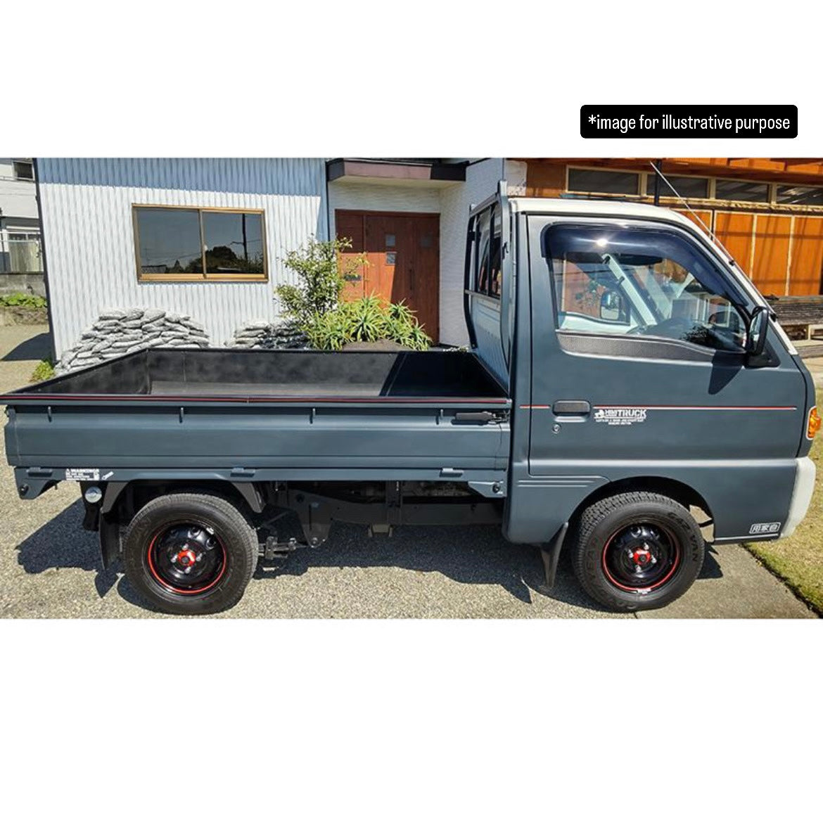 DC51T/DD51T/DE51V/DF51V/DL51/DM51/DD51 Side Window Visor Set (Rain Guards) for Suzuki Carry / Every / Mazda Scrum