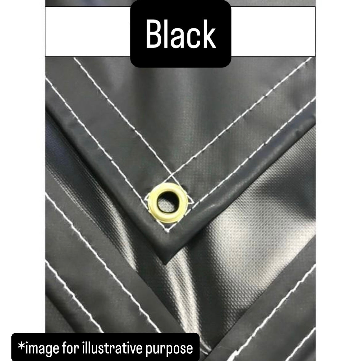 Lightweight Tarpaulin Truck Bed Cover Sheet 1.8m × 1.7m for Kei Trucks (Waterproof Cargo Cover, 7 Colors, Includes Rubber Ropes)