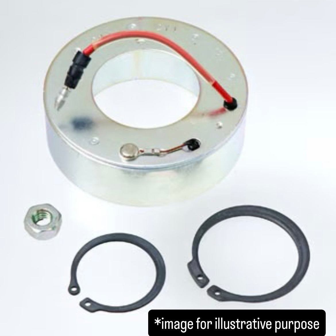 Genuine Honda V-HA4 A/C Compressor Clutch Set for Acty (OEM:38924-PZ1-004)