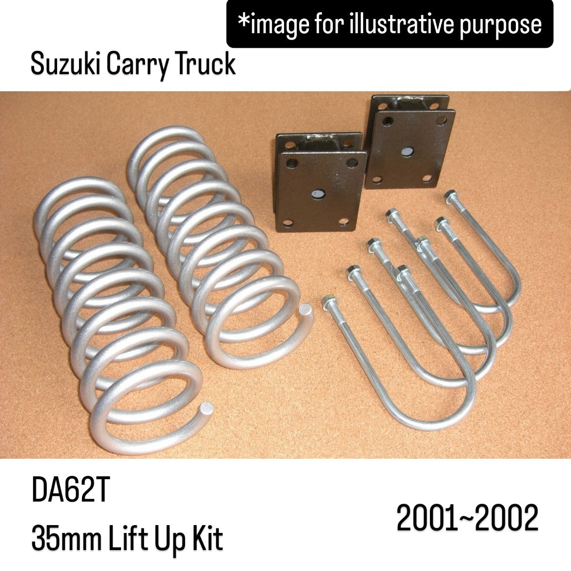 DA62T 35mm Lift Up Kit for Suzuki Carry Truck (2001~2002)