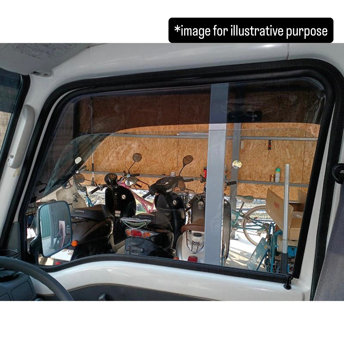 KS3/KS4/KV3/KV4/FA7/FA8 Big Wide Door Visor Left & Right Set for Subaru Sambar / Dias / Domingo (Wind Deflectors, 2 Variations)