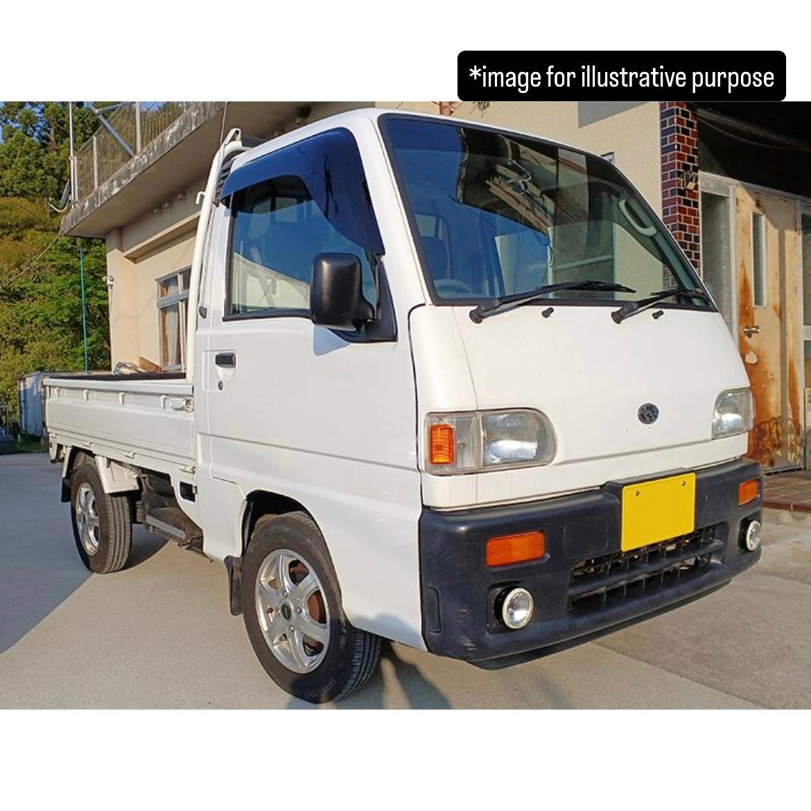 KS3/KS4/KV3/KV4/FA7/FA8 Big Wide Door Visor Left & Right Set for Subaru Sambar / Dias / Domingo (Wind Deflectors, 2 Variations)