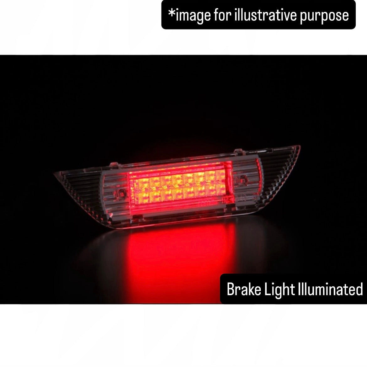 HA36S LED High Mount Stop Lamp for Suzuki Alto Works / Turbo RS / Other Suzuki Models (Cube Block LED, Replacement Type)