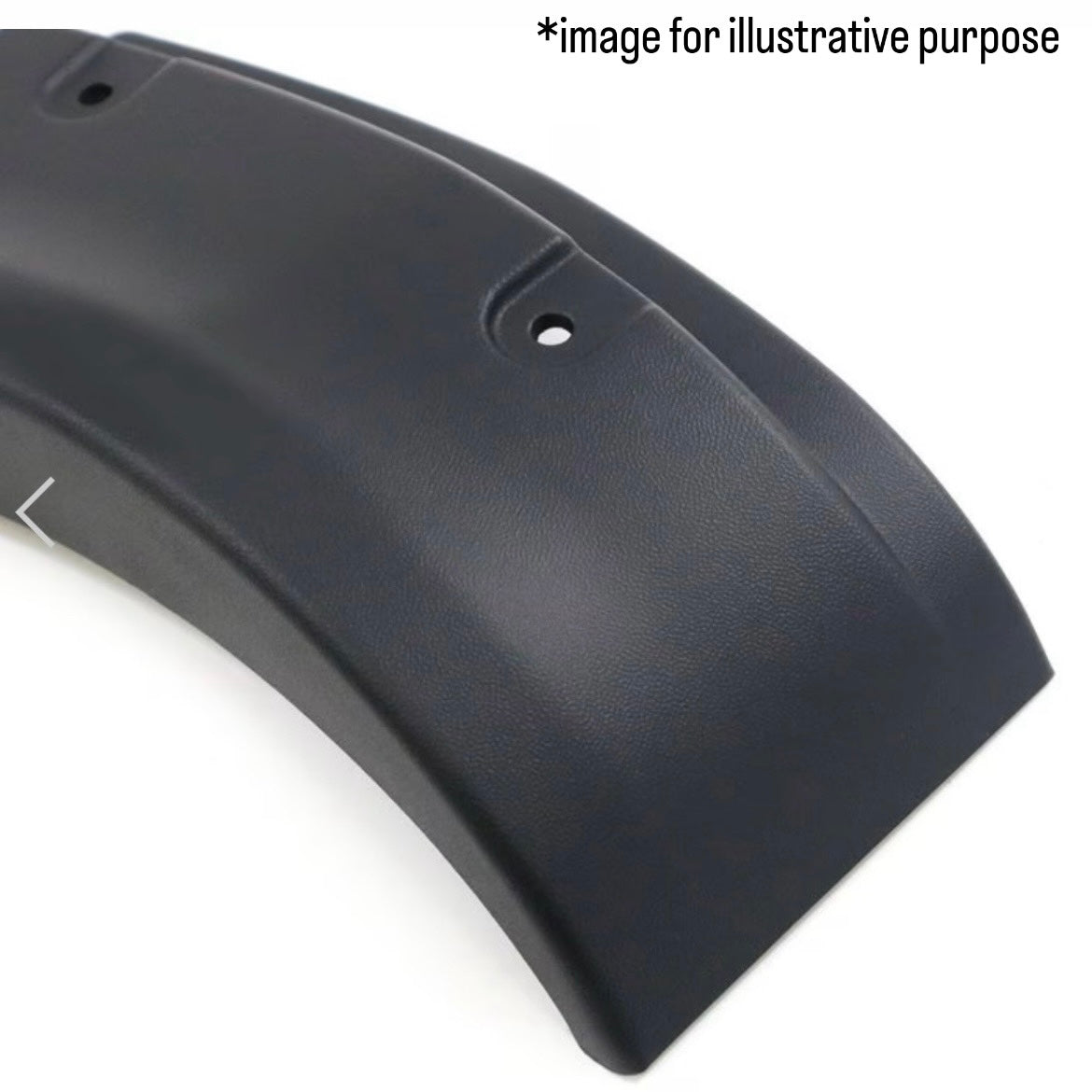 S500P/S510P (Early & Late Models) Over Fender 6pc Kit (Matte Black / Unpainted / Stick-On Type) for Daihatsu Hijet Truck / Jumbo (September.2014~)