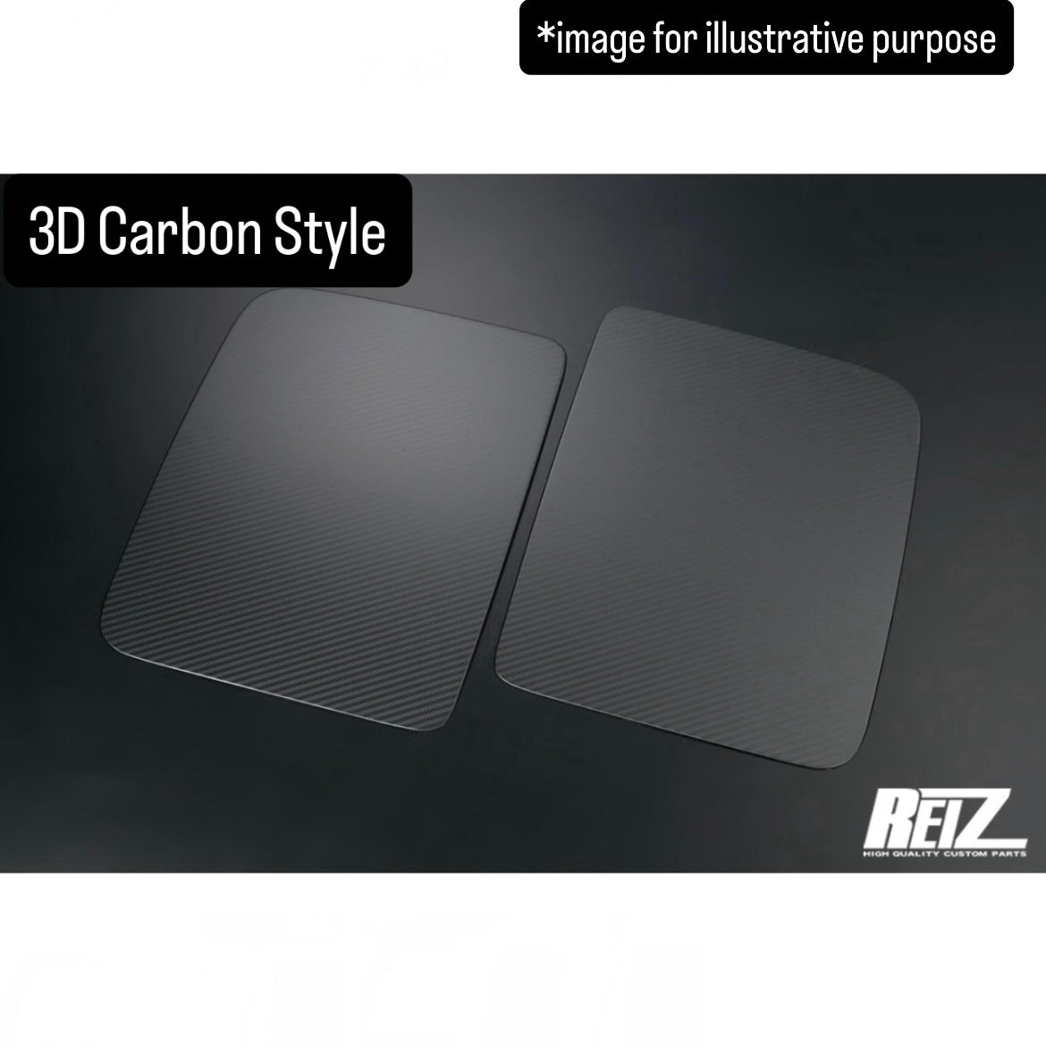 DA16T Stainless Steel Rear Quarter Glass Panel 2pc Set for Suzuki Super Carry (Available 3Finish)