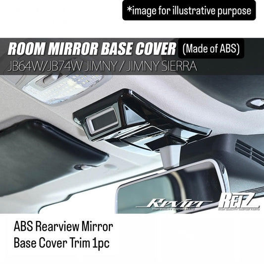 JB64W/JB74W/JC74W ABS Rearview Mirror Base Cover Trim for Suzuki Jimny / Jimny Nomade