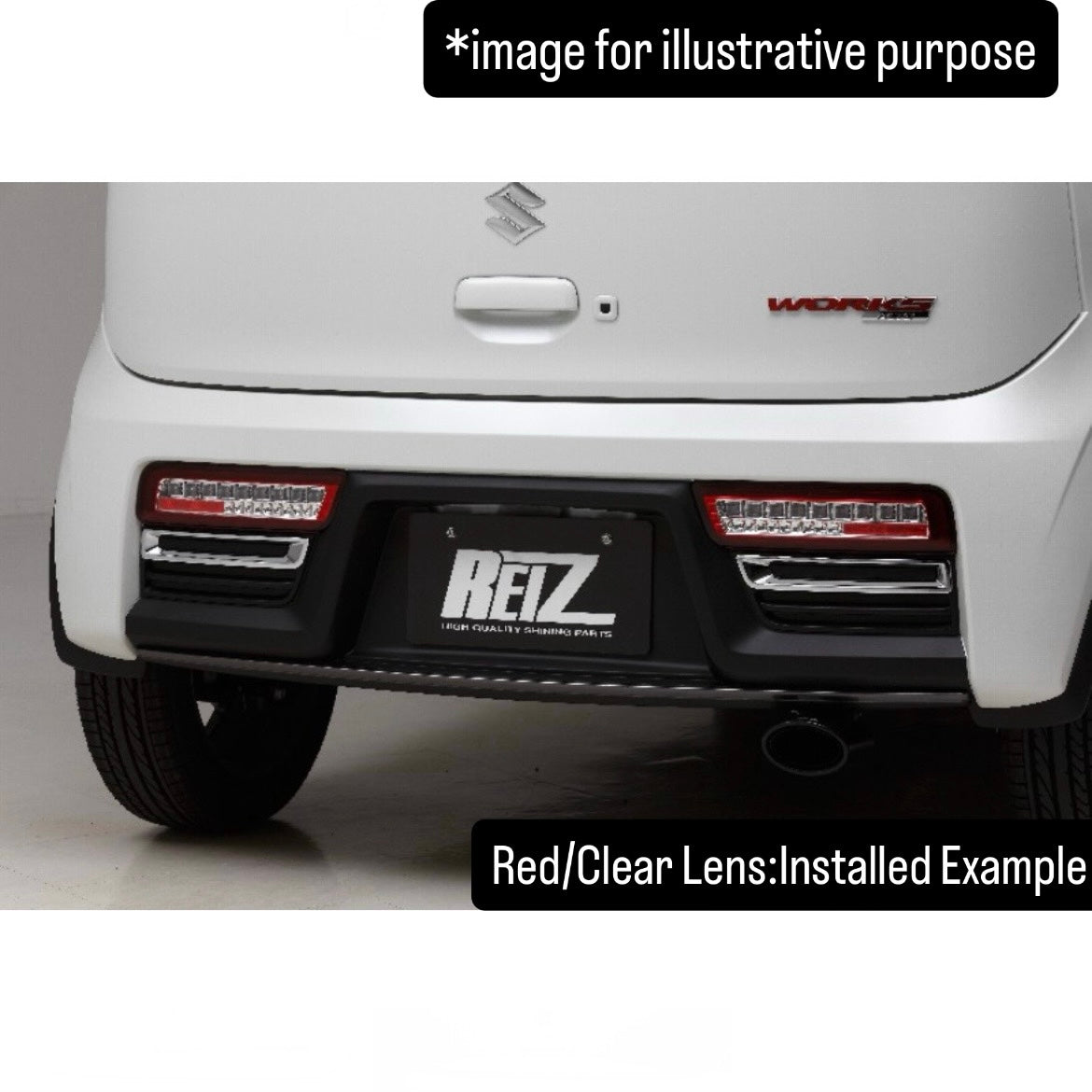 HA36S Full LED Tail Light Left & Right Set (Revier Ryusei Version) for Suzuki Alto / Alto Turbo RS / Alto Works (5 Lens Types)