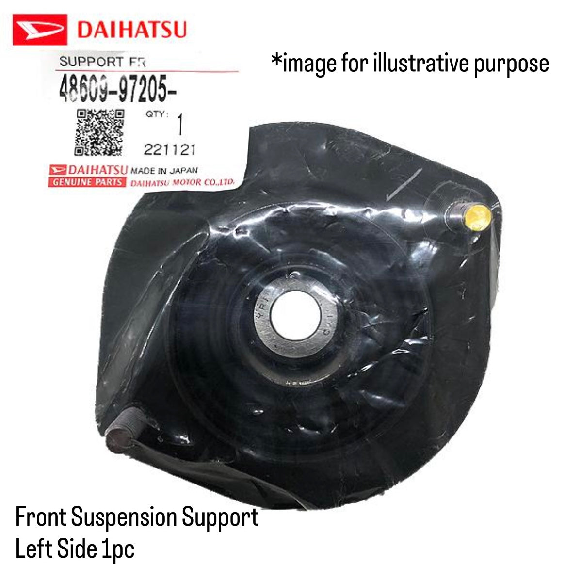 L880K Front Suspension Support Left Side for Copen Daihatsu Genuine (OEM:48609-97205)