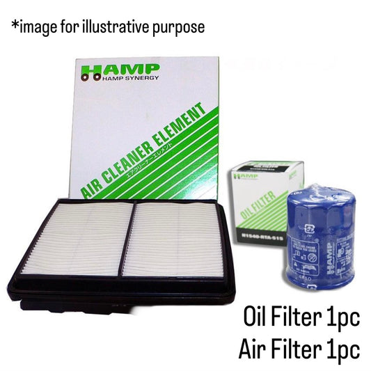 PP1 Oil Filter & Air Filter Set (HAMP) for Honda Beat