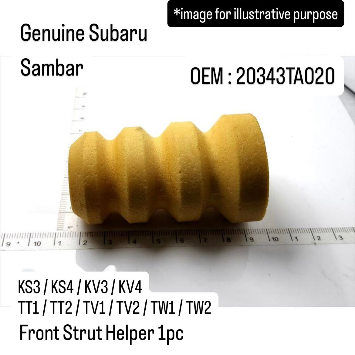 Genuine Subaru KS3/KS4/KV3/KV4/TT1/TT2/TV1/TV2/TW1/TW2 Front Strut Helper for Sambar (OEM:20343TA020)
