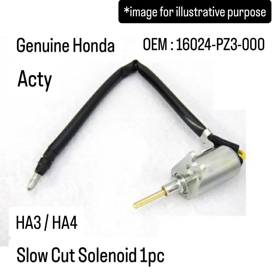 HA3/HA4 Genuine Honda Slow Cut Solenoid for Acty (OEM:16024-PZ3-000)