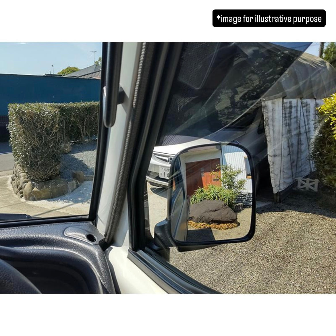 DC51T/DD51T/DE51V/DF51V/DL51/DM51/DD51 Side Window Visor Set (Rain Guards) for Suzuki Carry / Every / Mazda Scrum