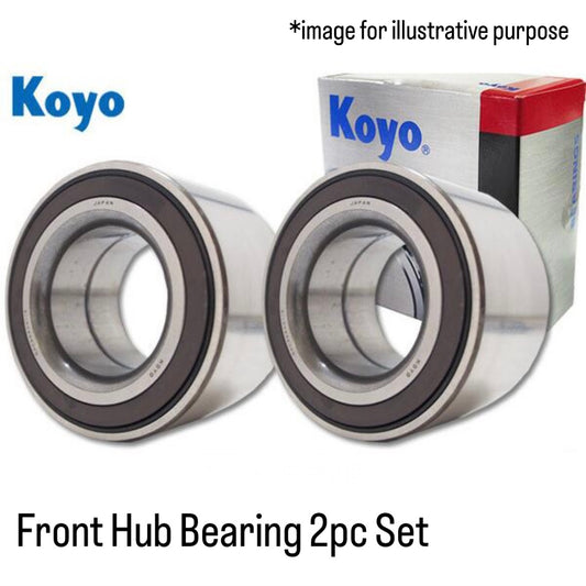 L880K (Engine:JB-DET) Front Hub Bearing 2pc Set (JTEKT/KOYO) for Daihatsu Copen (OEM:43560-B1020)