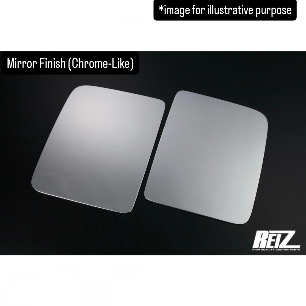 DA16T Stainless Steel Rear Quarter Glass Panel 2pc Set for Suzuki Super Carry (Available 3Finish)
