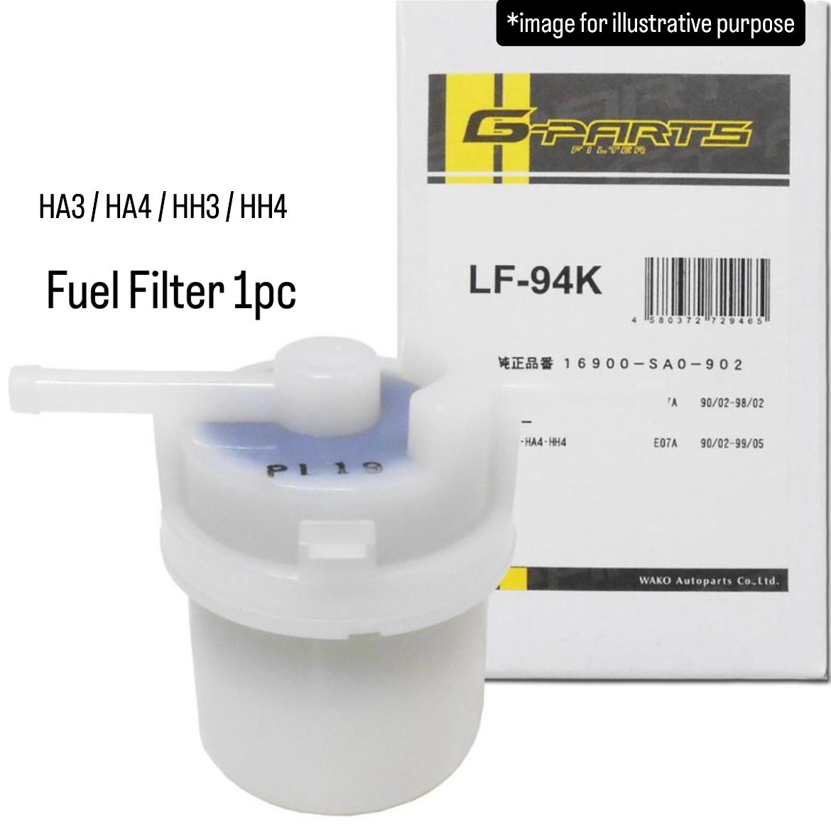 HA3/HA4/HH3/HH4 Fuel Filter for Honda Acty (OEM:16900-SA0-901/16900-SA0-902/16900-SJ6-000/16900-SJ6-003)