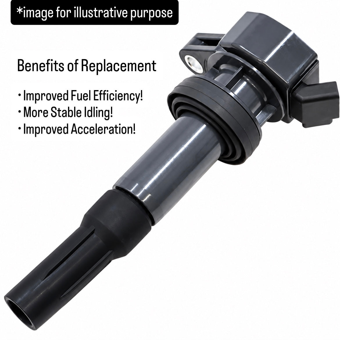 L880K (Engine:JB-DET) Ignition Coil 4pc Set for Daihatsu Copen (May.2002~Aug.2010) (OEM:19070-97206/19070-97206-000)