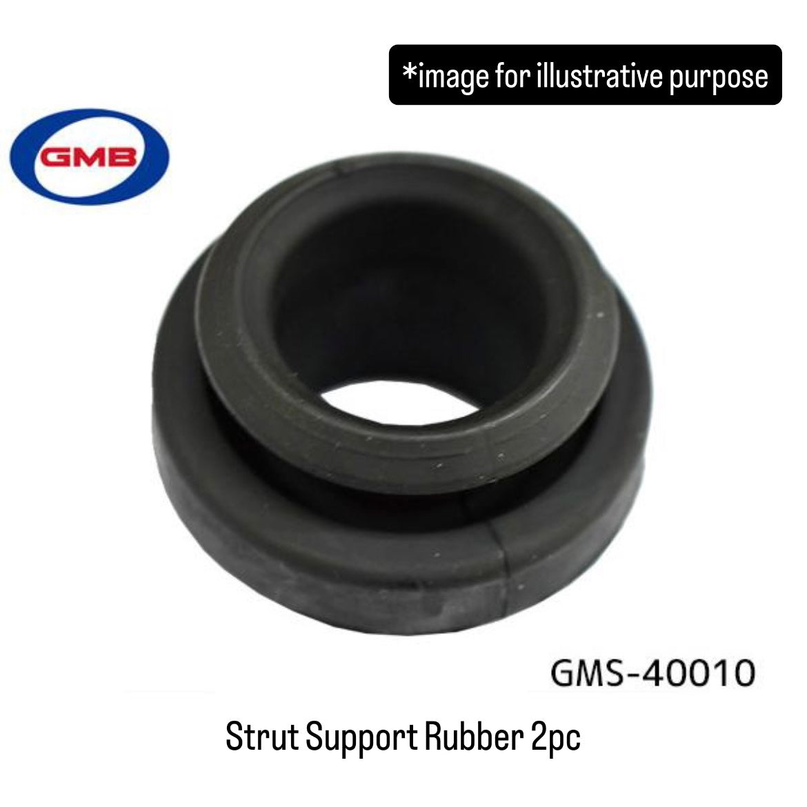 DA63T Front Strut Mount Left & Right Set (GMB) for Suzuki Carry (OEM:41721-67H00/41721-77A00/1A01-34-610/1A00-34-610/MQ505727/54320-4A00C/41741-50E00/A032-34-386/MQ505731/54325-4A0A0)
