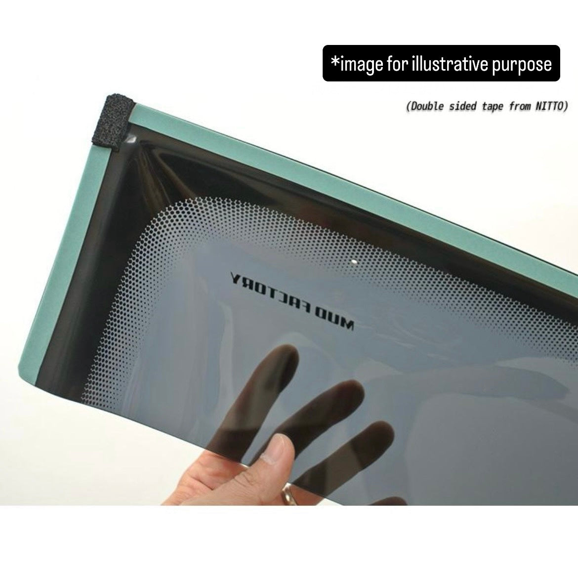 HA1/HA2/HA3/HA4/HA5/HH1/HH2/HH3/HH4 Big Wide Door Visor Set for Honda Acty Truck / Acty Van (Big Wind Deflectors, 2 Variations)