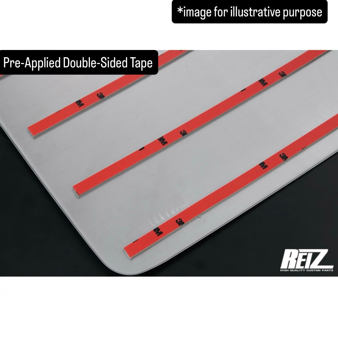 DA16T Stainless Steel Rear Quarter Glass Panel 2pc Set for Suzuki Super Carry (Available 3Finish)
