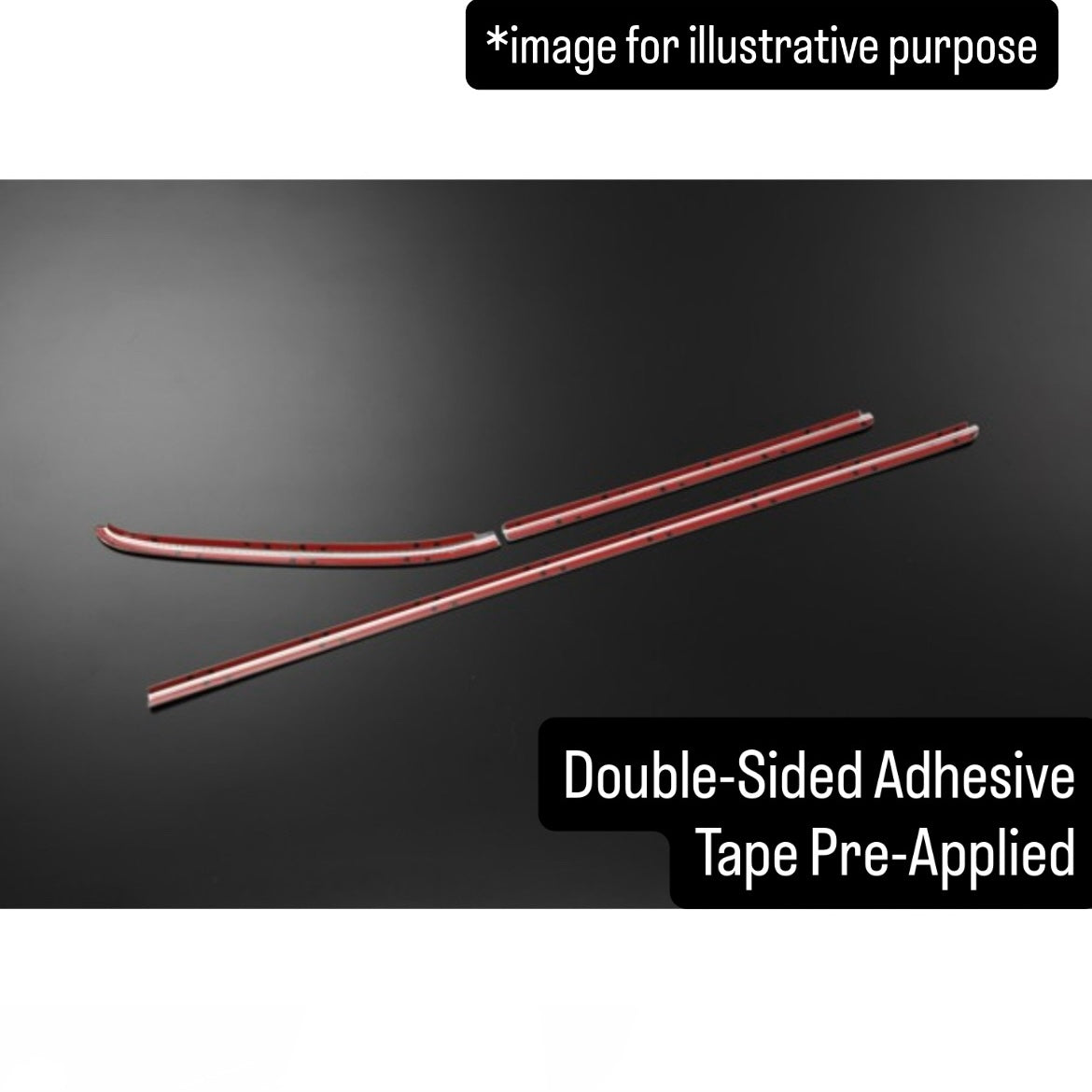 HA36 Series SUS304 Stainless Steel Window Trim 6pc Set for Suzuki Alto (2 Color Options)