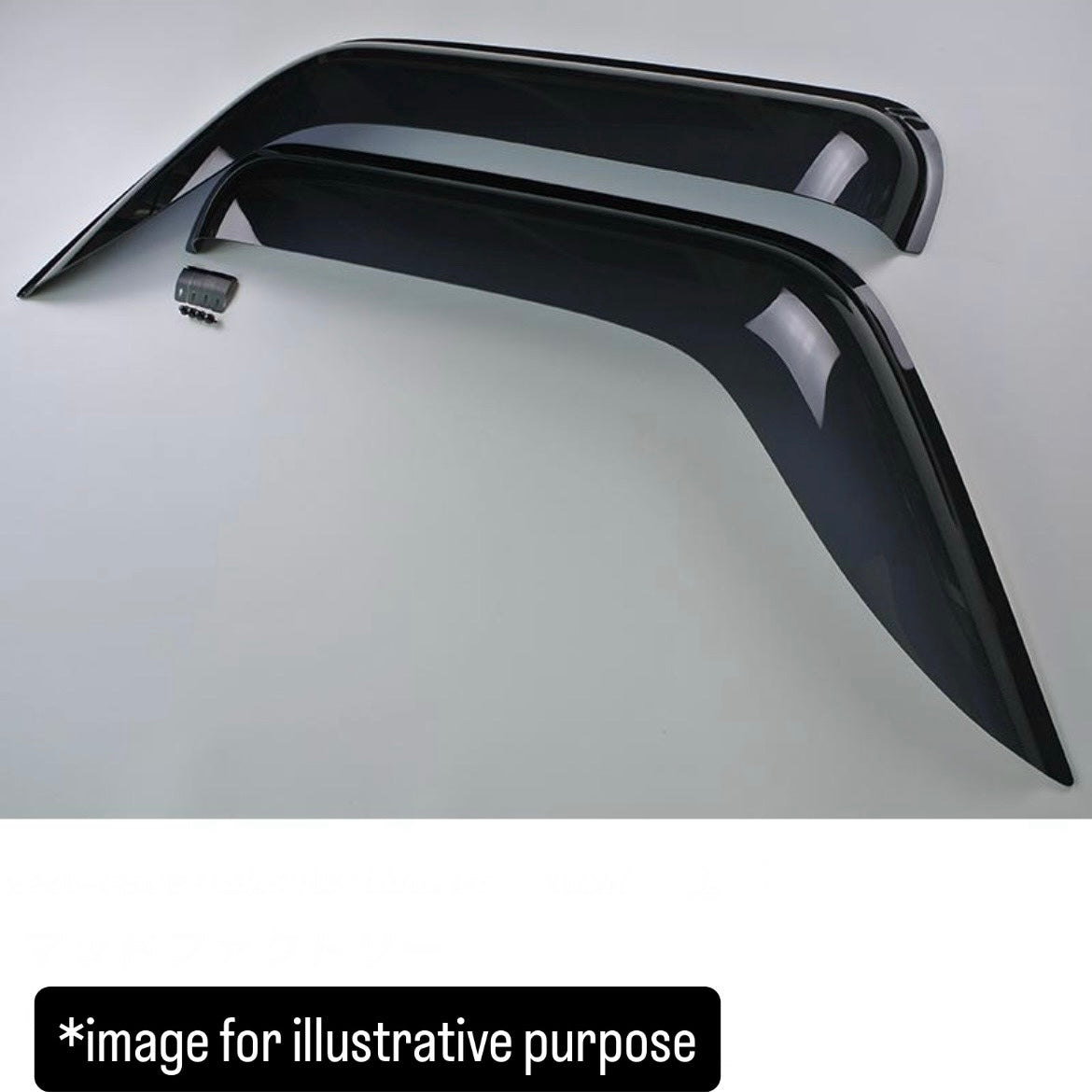 KS3/KS4/KV3/KV4/FA7/FA8 Big Wide Door Visor Left & Right Set for Subaru Sambar / Dias / Domingo (Wind Deflectors, 2 Variations)