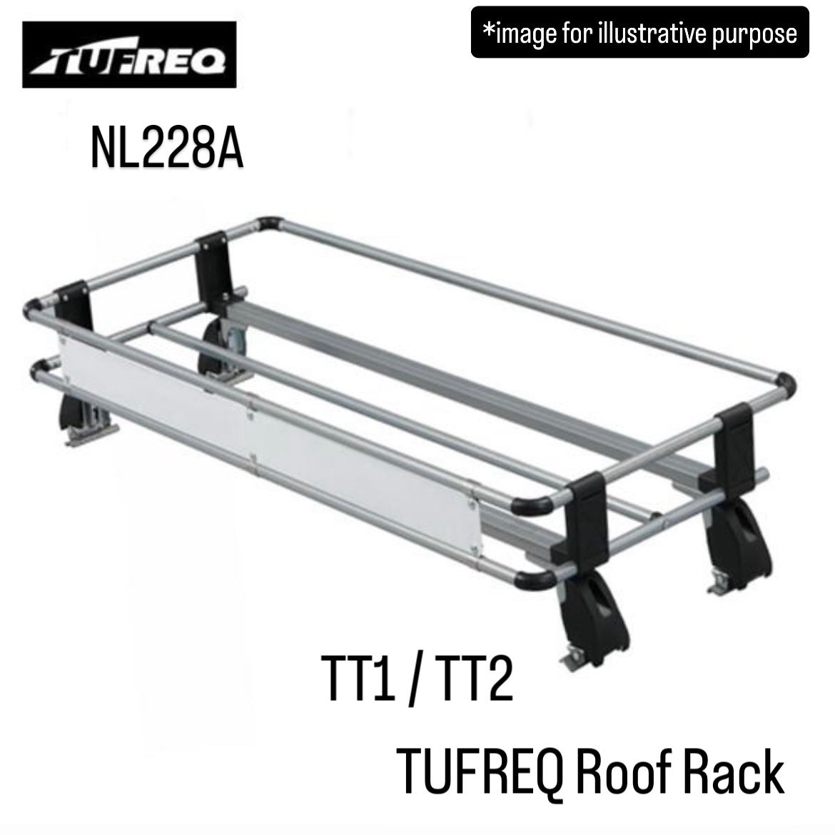 TT1/TT2 Roof Rack (TUFREQ) for Subaru Sambar Truck (Heavy-Duty Cargo Carrier, Made in Japan)