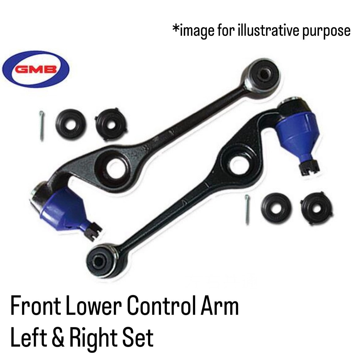 L880K (Engine:JB-DET) Front Lower Control Arms Left & Right Set (GMB) for Daihatsu Copen (OEM:48068-97203/48069-97203)