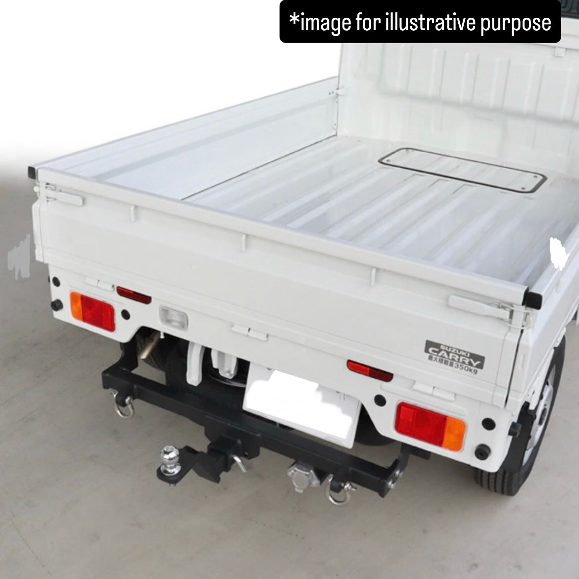 DA16T/DA63T/DA65T Suzuki Carry Super Carry Class A 500kg Trailer Hitch Tow Bar with Shackle & Ball Mount