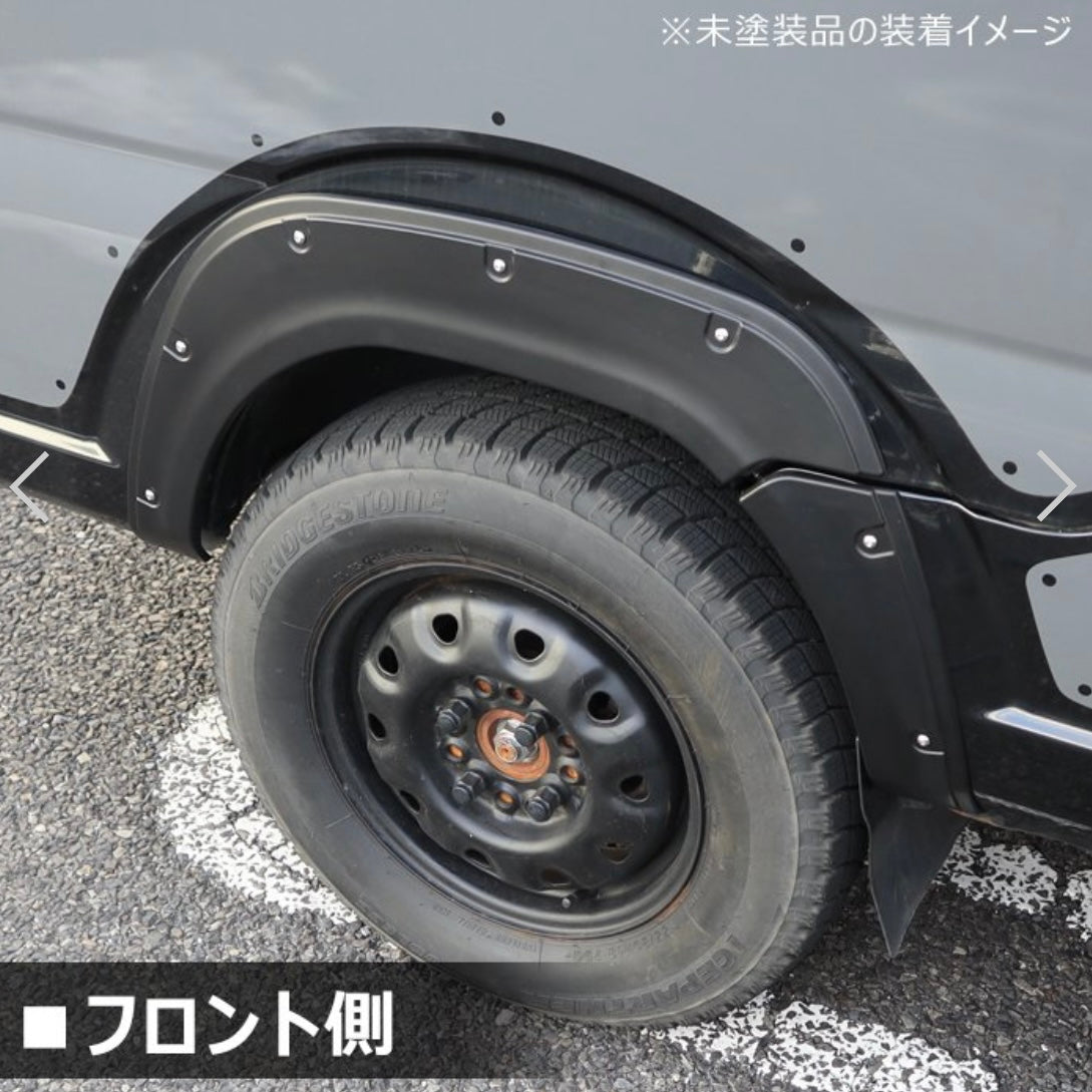 DA16T Suzuki Carry / Super Carry Over Fender 6pc Kit – ABS, Raptor Coated, Chip Finish, With Dummy Bolts (Full Set)
