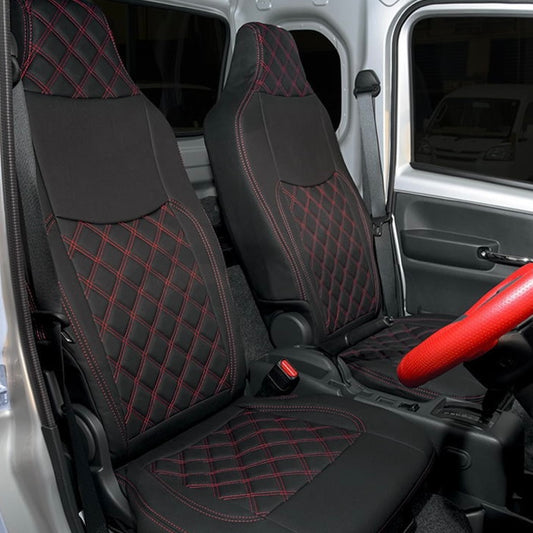 DA16T Suzuki Carry Truck / Super Carry Quilted Leather Seat Cover – 2 Types, 2 Color Options