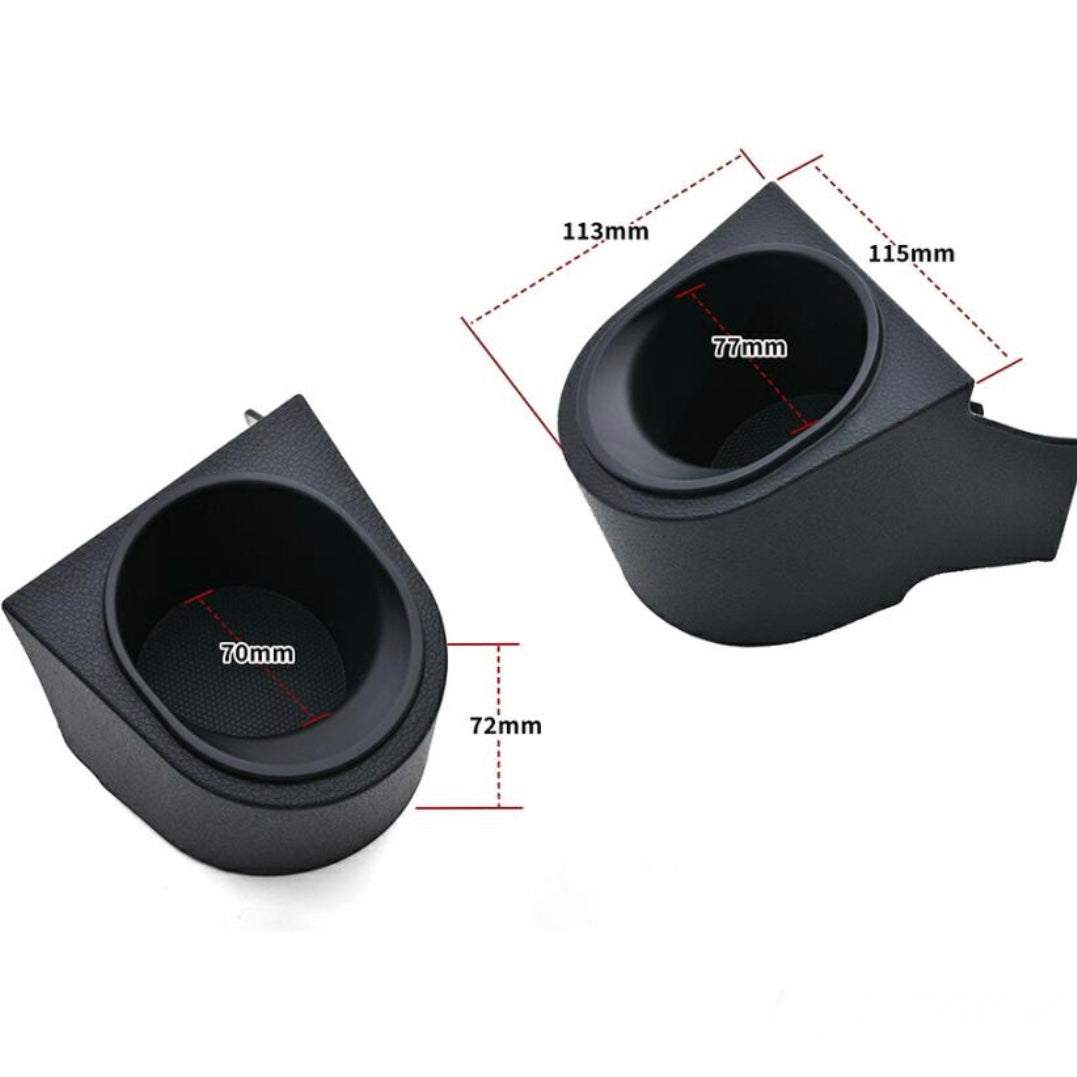 DA16T Passenger Side Cup Holder Black 1pc – Suzuki Carry / Super Carry (2013.9–2026.1) – Mazda Scrum / Nissan NT100 Clipper / Mitsubishi Minicab
