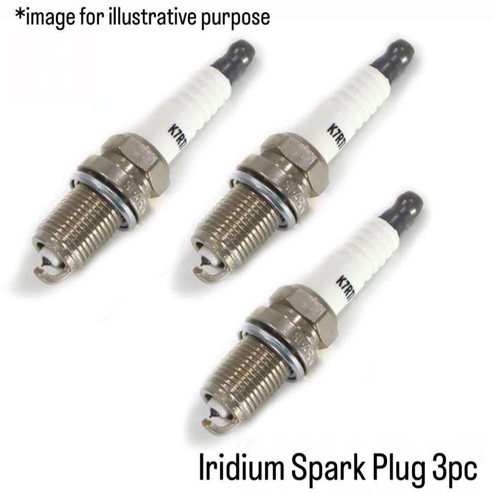 S110C/S110CT/S110P/S110V/S110W (Engine:EF-GS) Iridium Spark Plug 3pc Set for Daihatsu Hijet