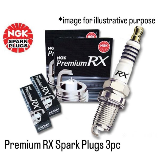 L880K (Engine:JB-DET/DOHC/Turbo) Premium RX Spark Plugs 4pc (NGK) Set for Daihatsu Copen