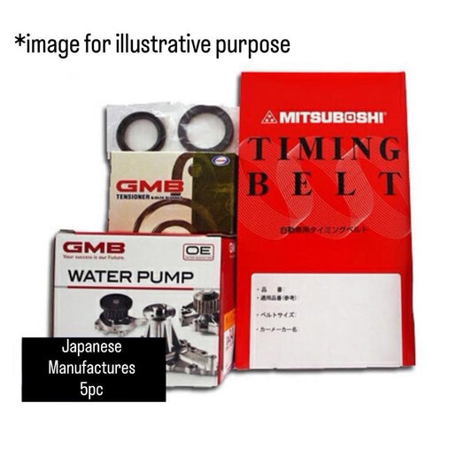 DB52T (Engine:F6A/NA/4-valve) Timing Belt 5pc Set Suzuki Carry (From Nov.1999)