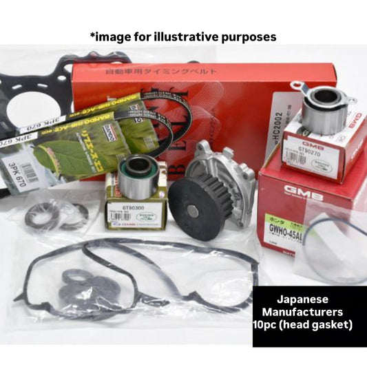 HA6/HA7 (Engine:E07Z) Timing Belt 10pc Kit (Head Gasket) for Honda Acty (1999/05~2010/01)